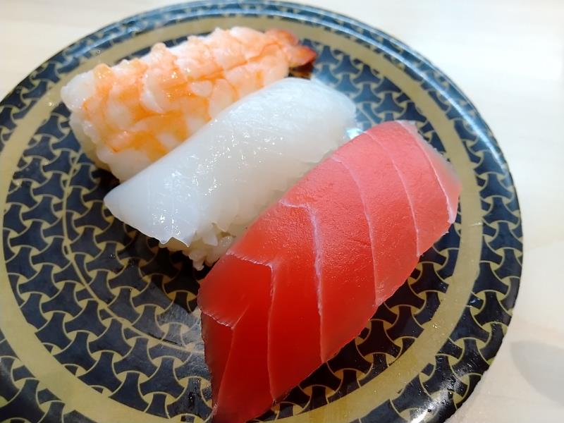 はま寿司 定番三種盛り
