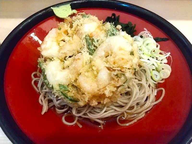 冷しえびかき揚げそば