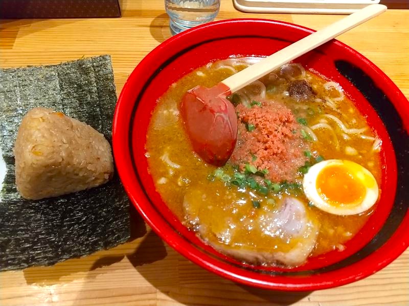 えびそば 一幻の「えびしお」と「えびおにぎり」