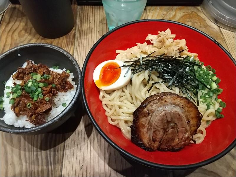 麺屋政宗の大盛油そば&まかないめし